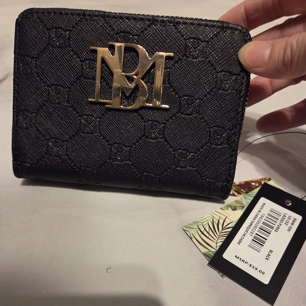 Badgley Mischka Black Wallet #0004